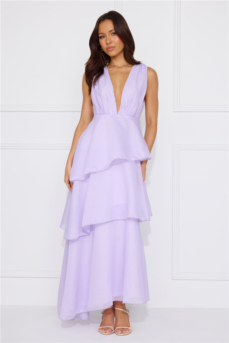 Fashion Zone Maxi Dress Lilac