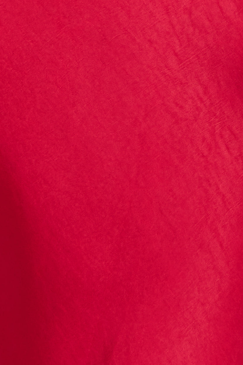 Stolen Style Points Halter Satin Maxi Dress Red