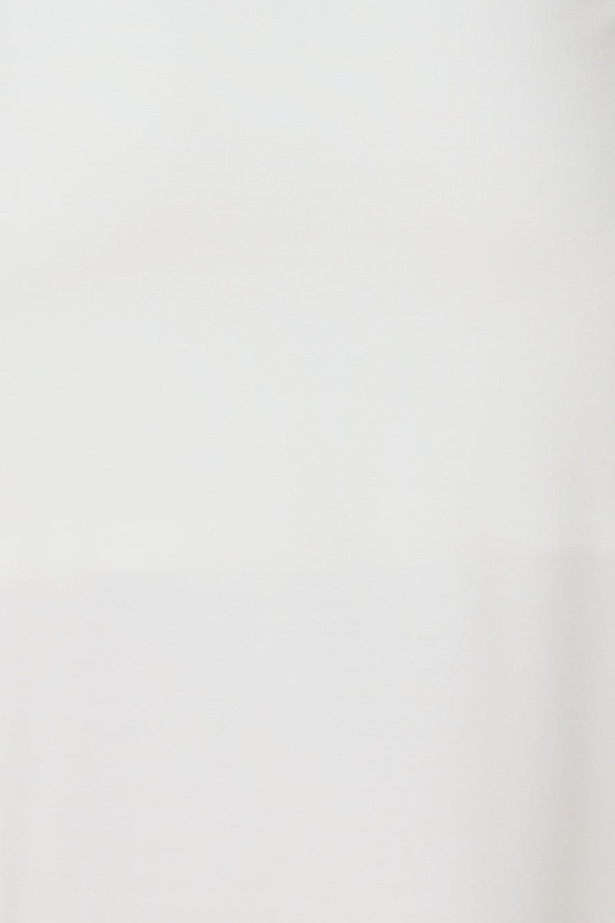 Ocean Beauty Halter Pearl Maxi Dress White