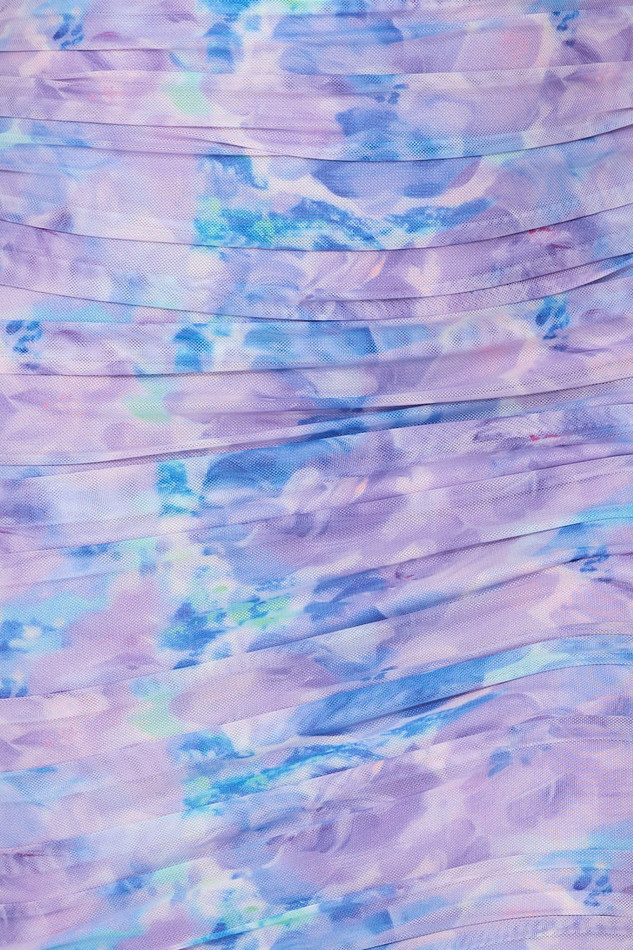 Missy Mesh Maxi Dress Lilac