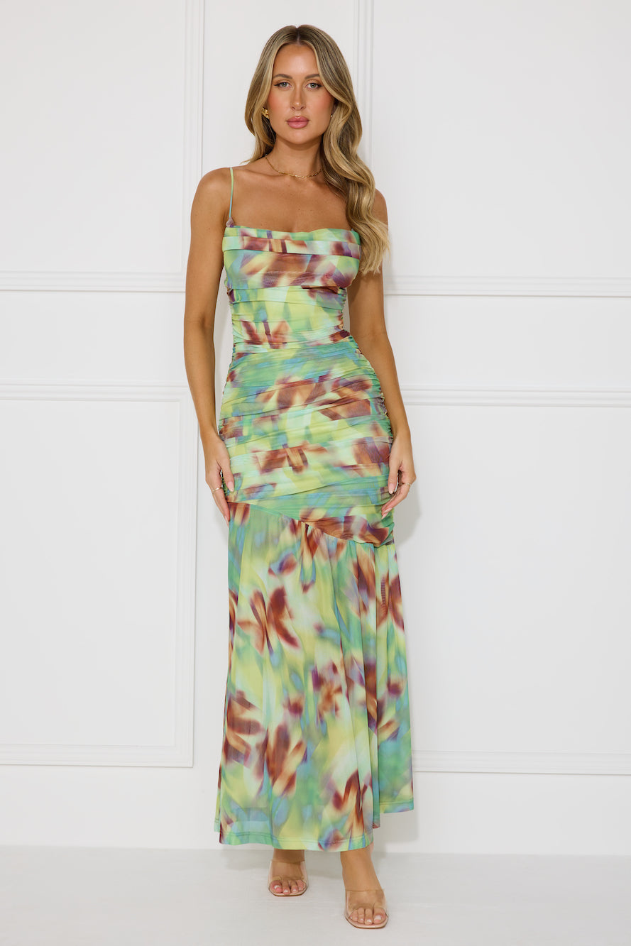 Lush Affair Maxi Dress Green