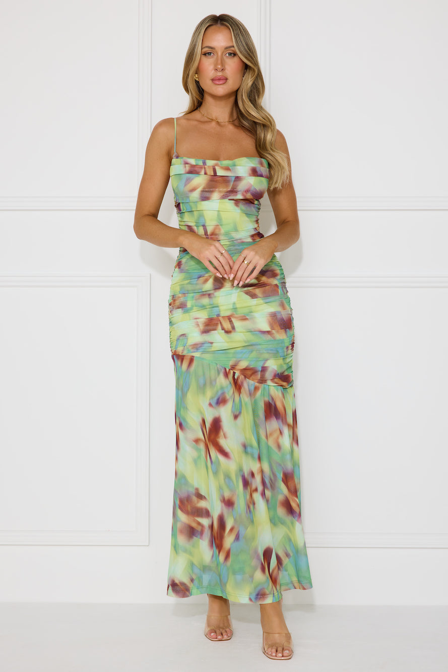 Lush Affair Maxi Dress Green