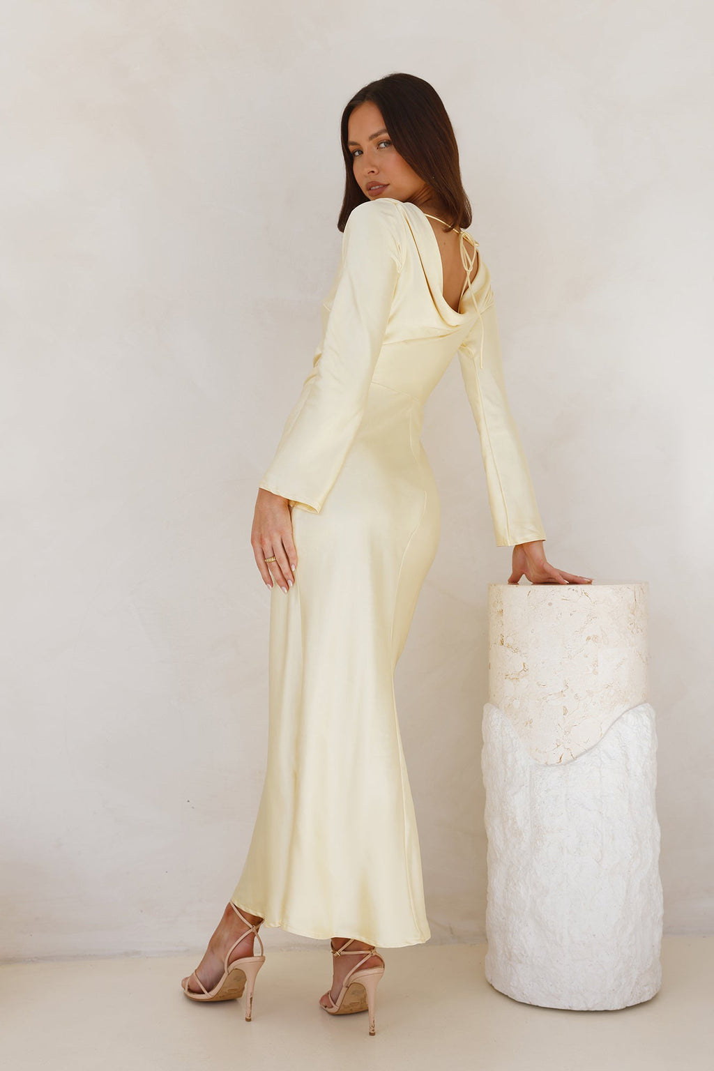 Classy Vibe Maxi Dress Yellow