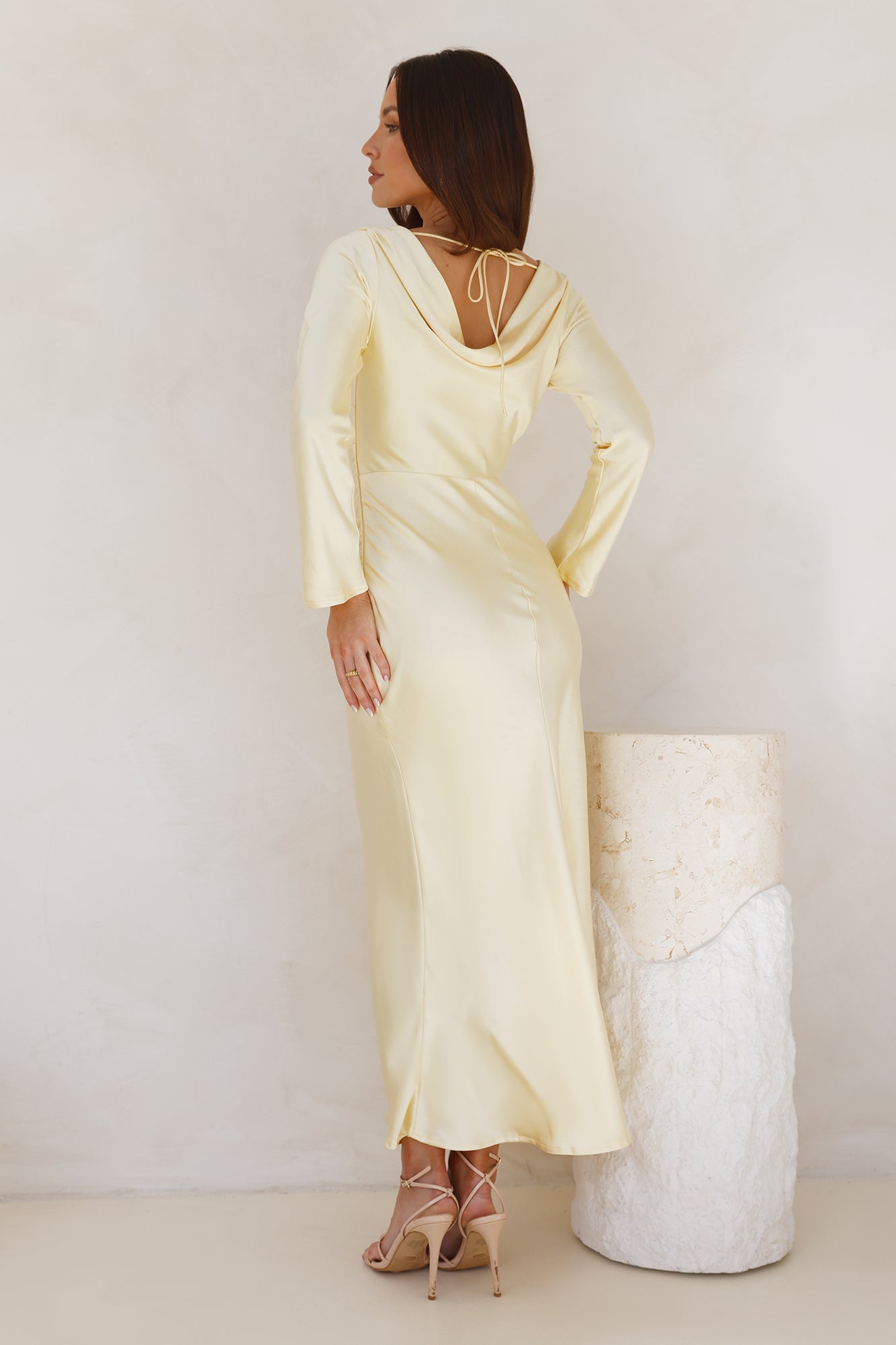 Classy Vibe Maxi Dress Yellow
