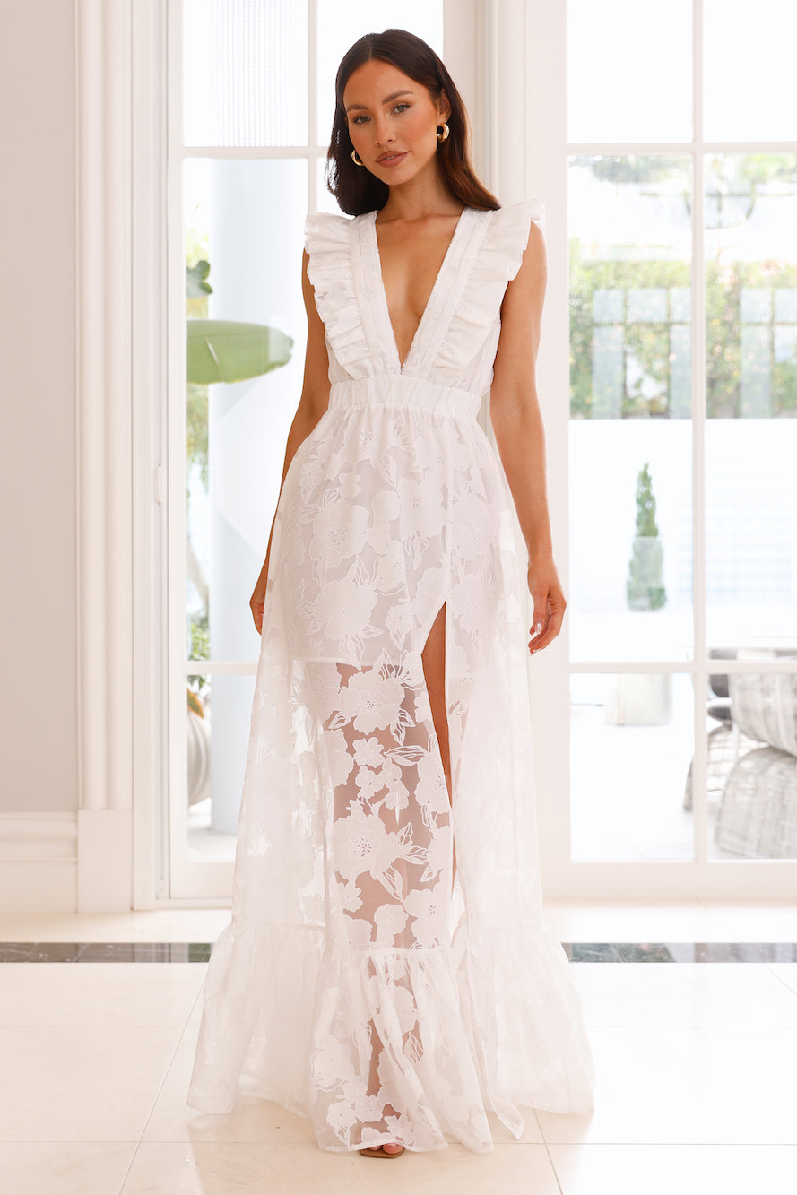 Sweeter Than Life Maxi Dress White