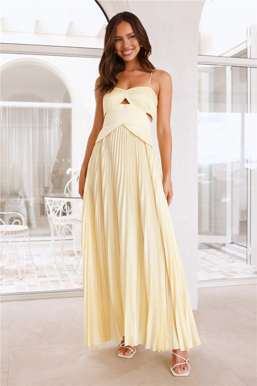 Sunny Spell Maxi Dress Yellow