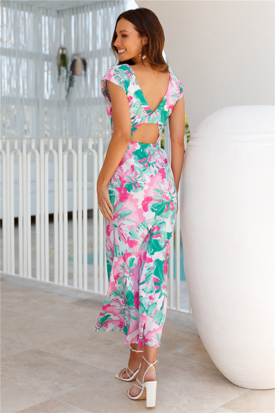 For The Season Maxi Dress Green