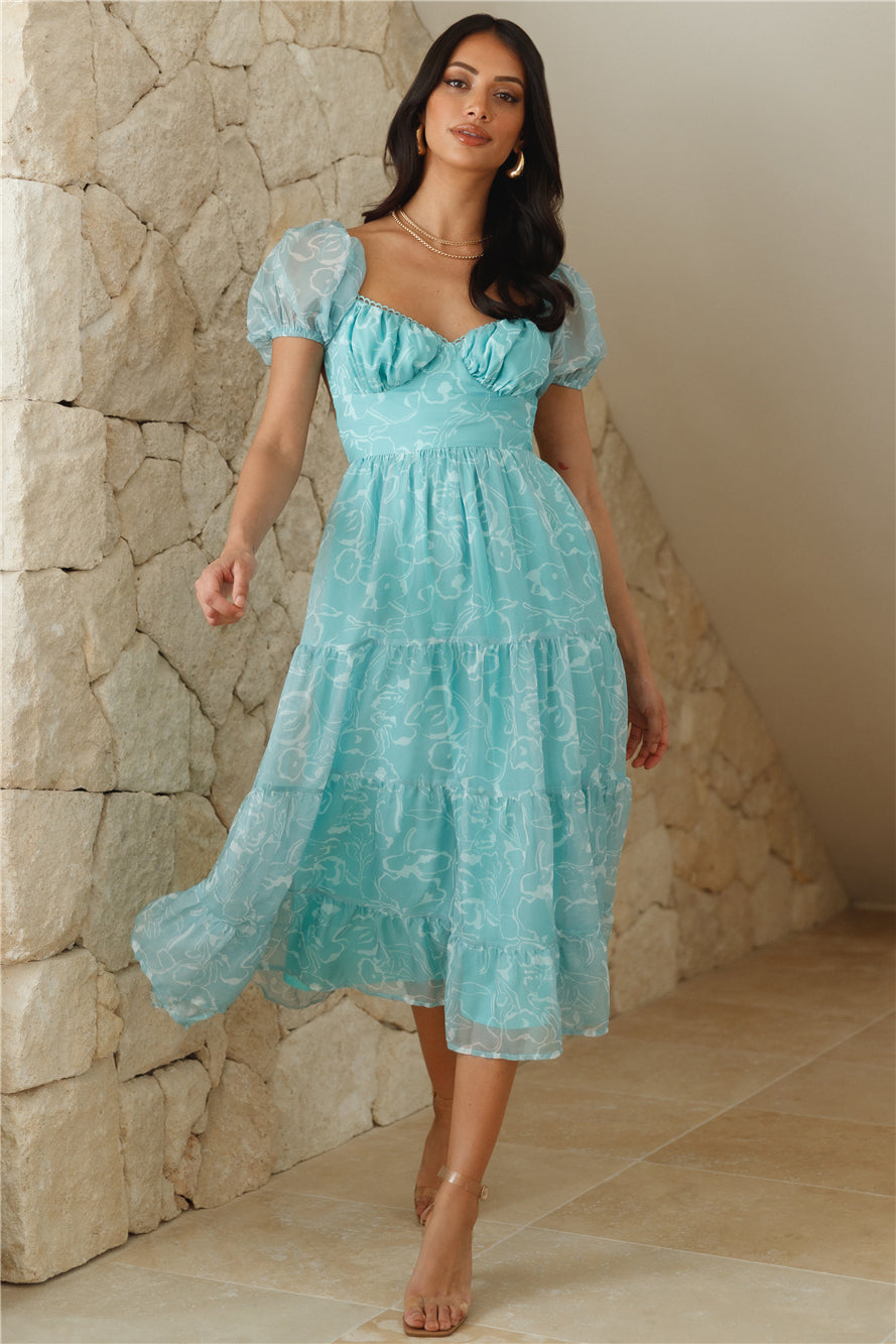 Amazing Smile Midi Dress Sage