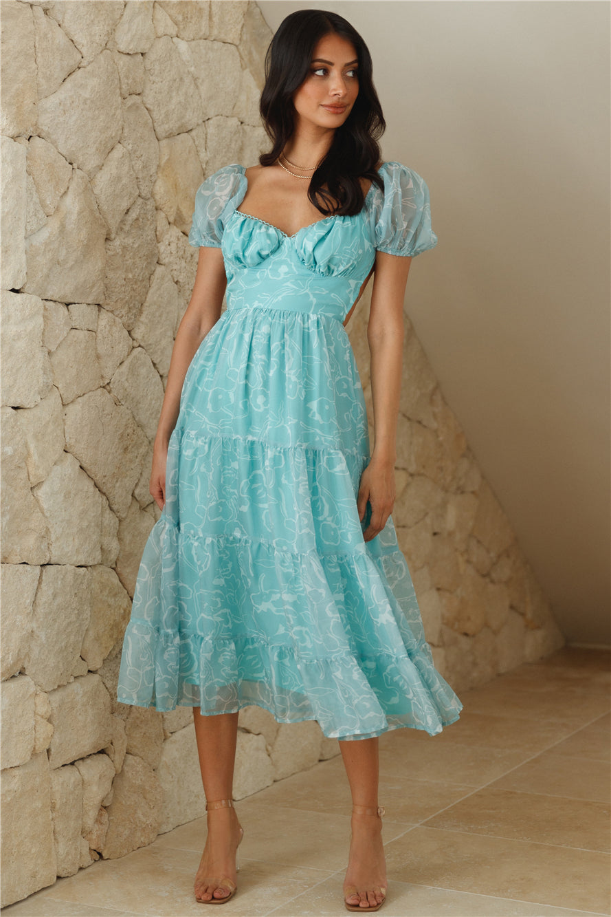 Amazing Smile Midi Dress Sage