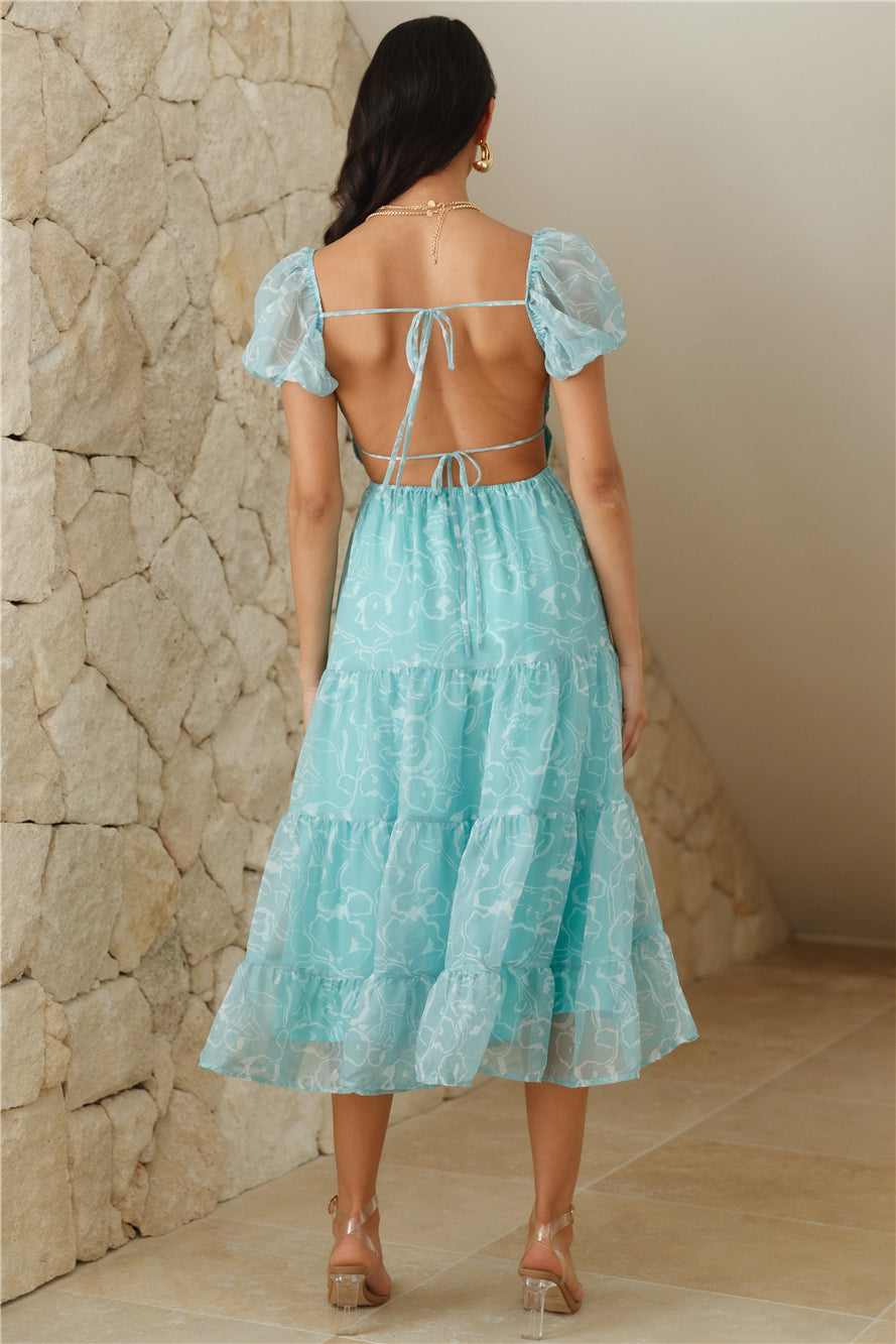 Amazing Smile Midi Dress Sage