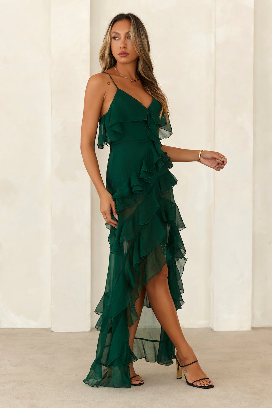 Ocean Sight Maxi Dress Green