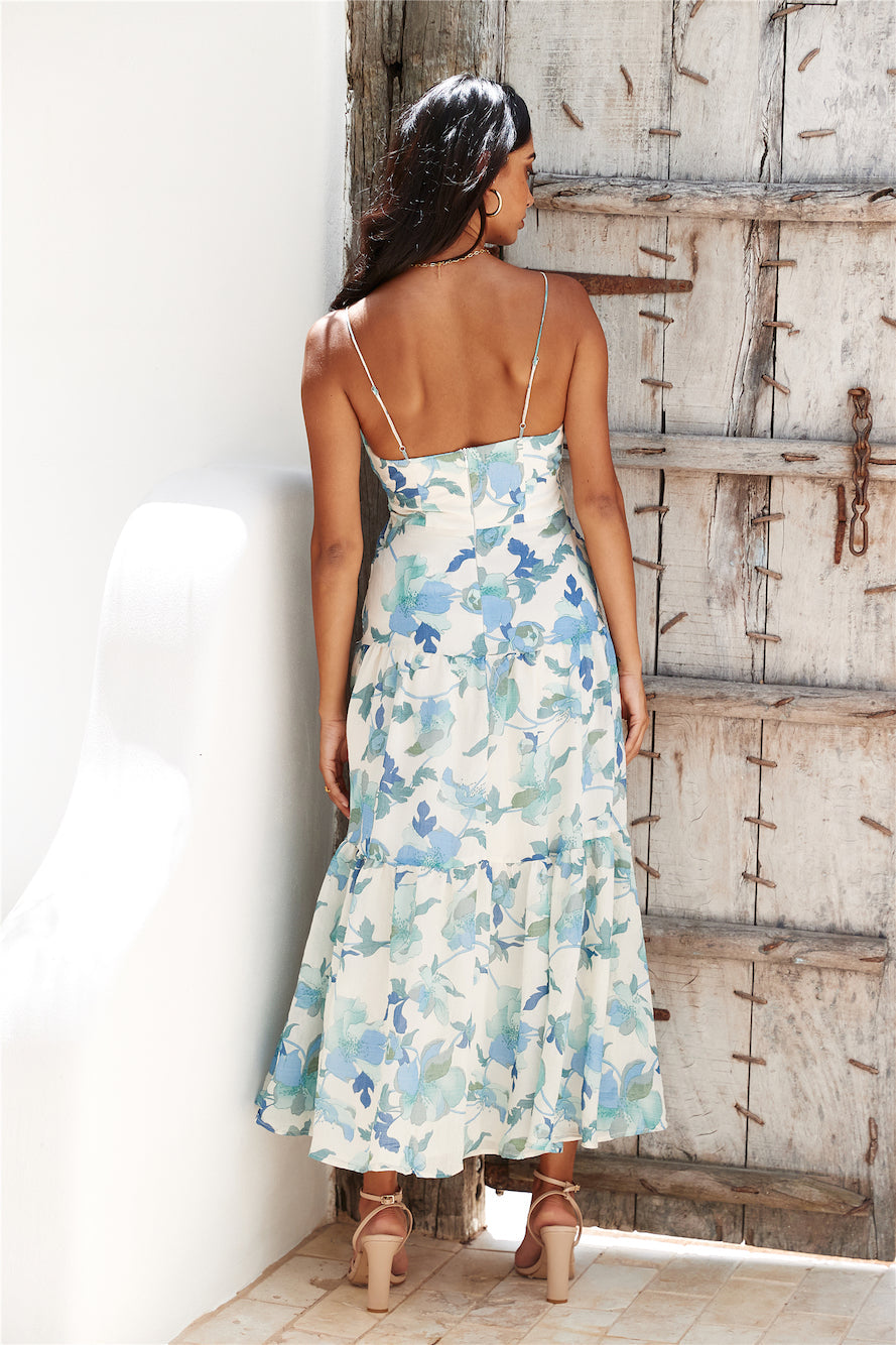 Lighter Than Air Maxi Dress Blue