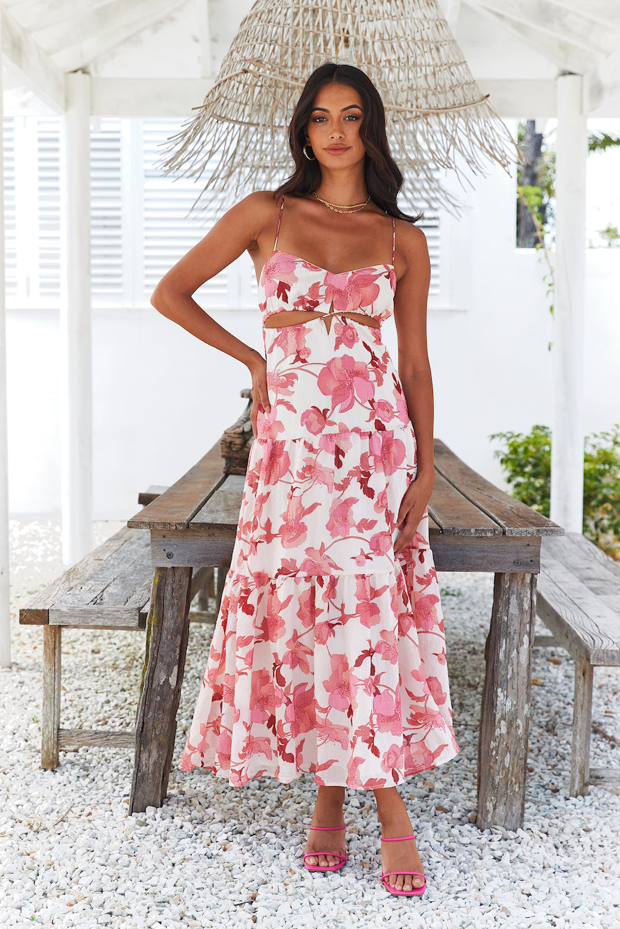 Lighter Than Air Maxi Dress Red