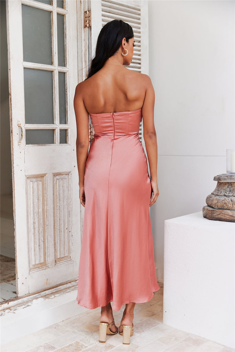 Keeping It Real Maxi Dress Rose