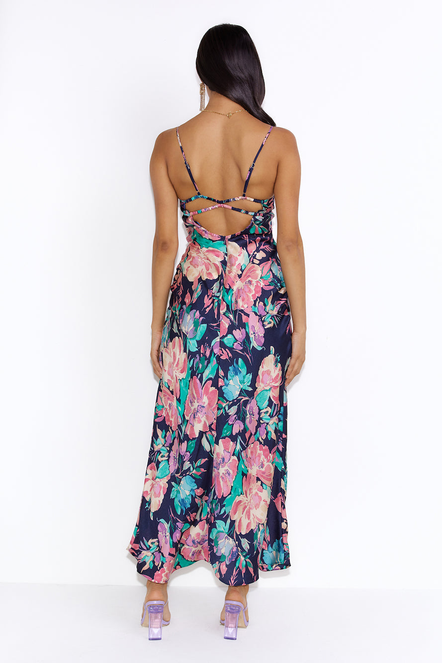 Not Like You Maxi Dress Navy