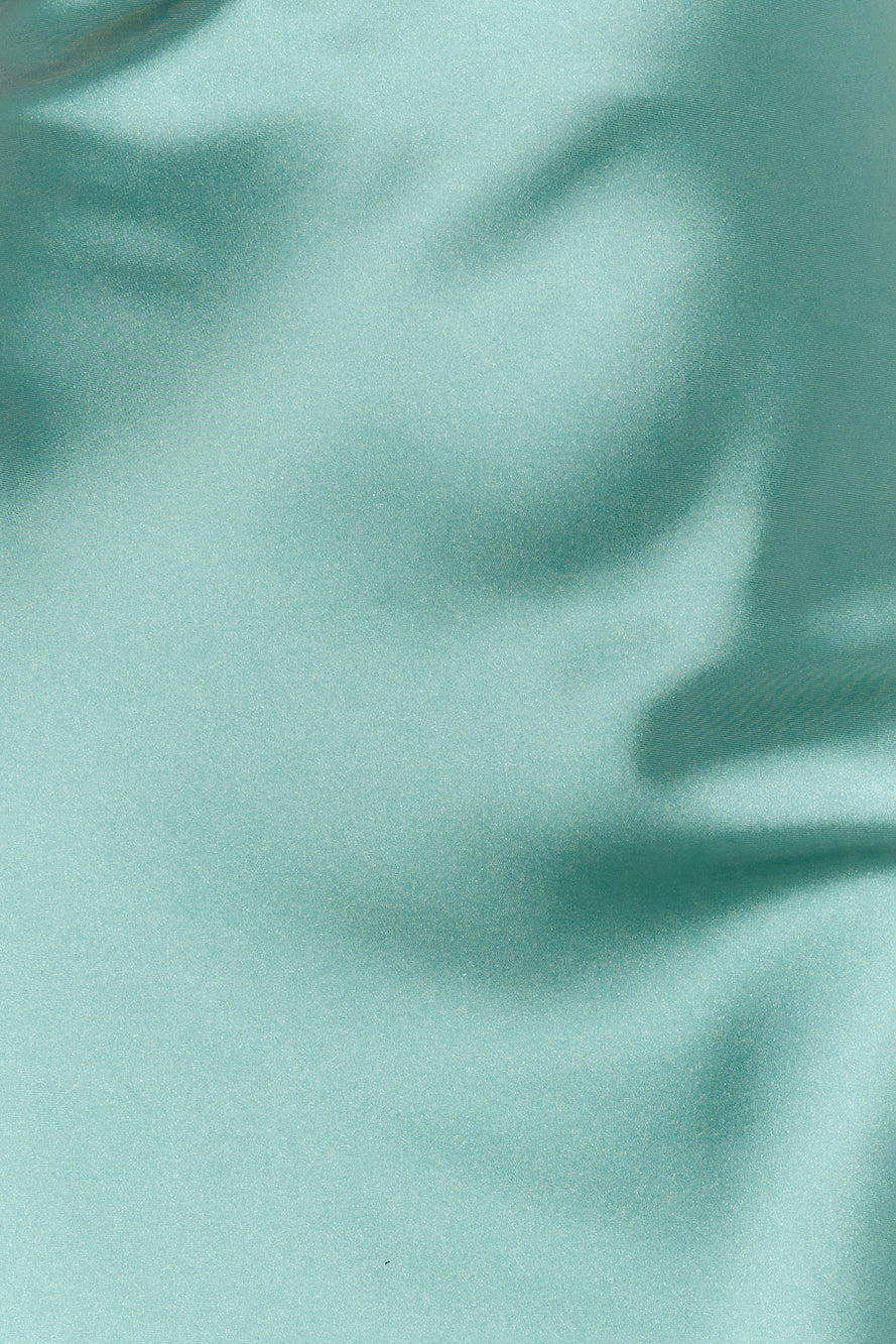 Luxury Events Satin Maxi Dress Sage