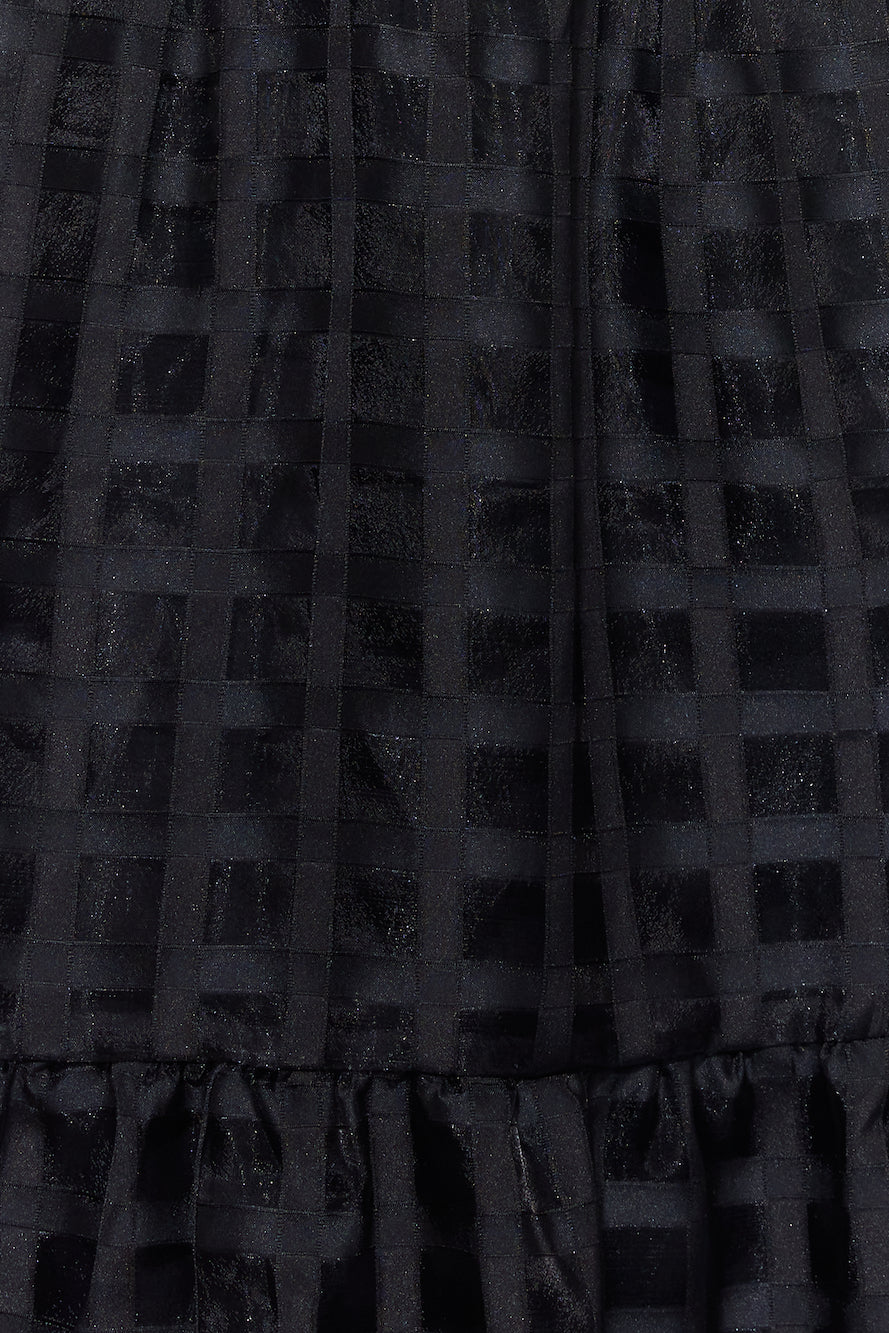 Summertime Picnic Maxi Dress Black