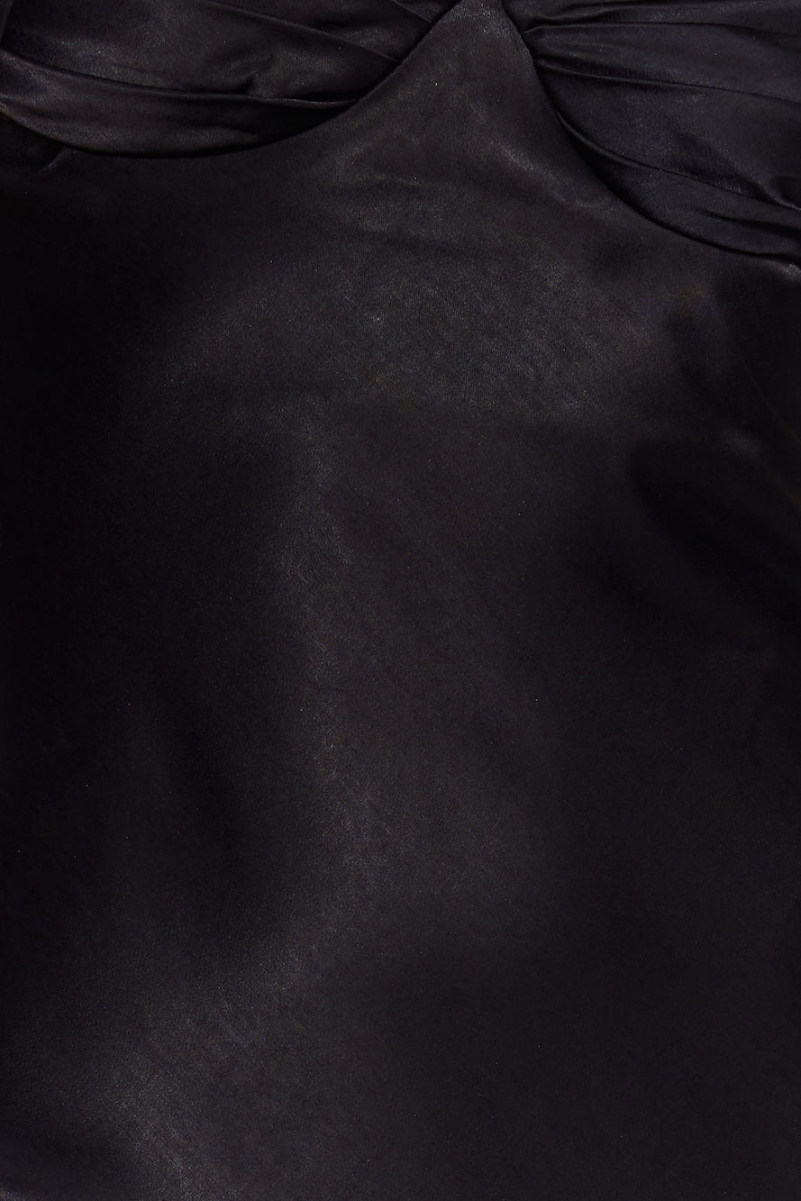 Stylish Queen Maxi Dress Black