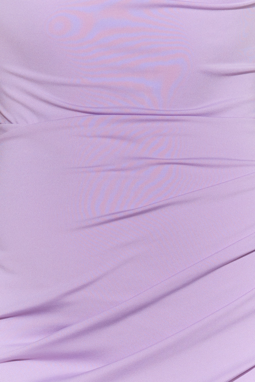 Fitted For You Maxi Dress Lilac