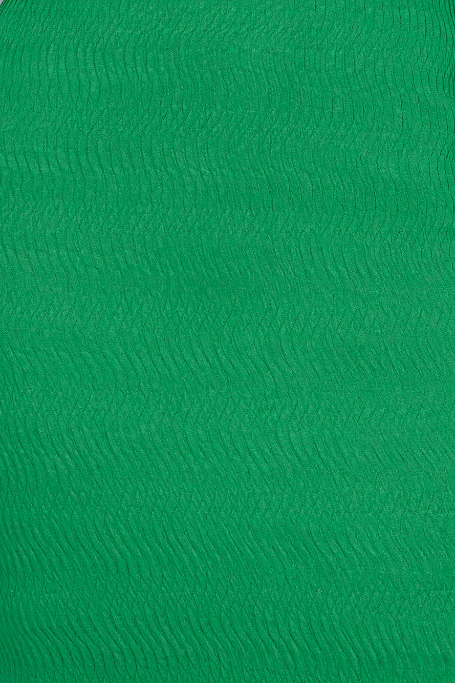 At The Resort Midi Dress Green