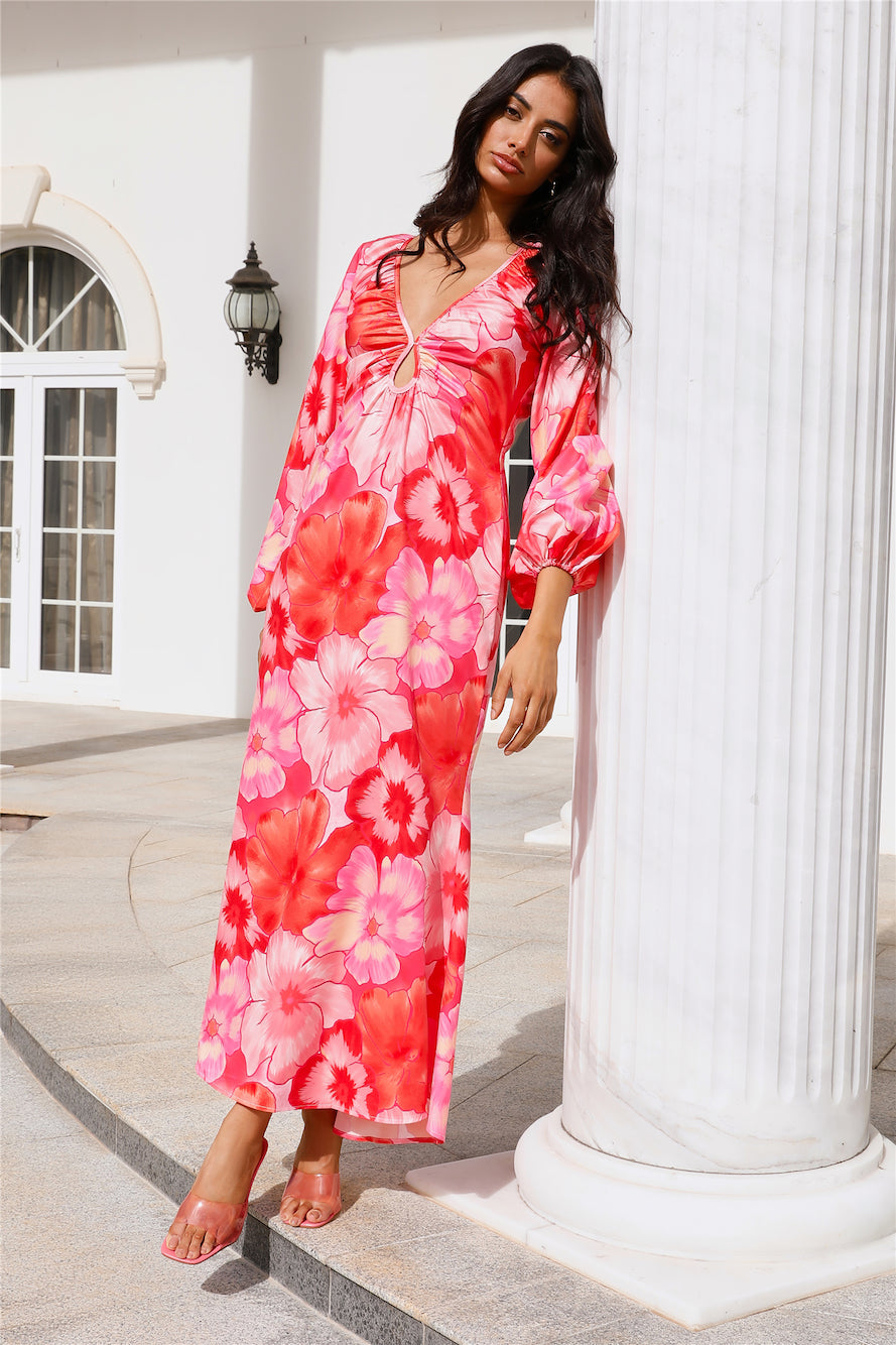 Vivid Soul Maxi Dress Pink