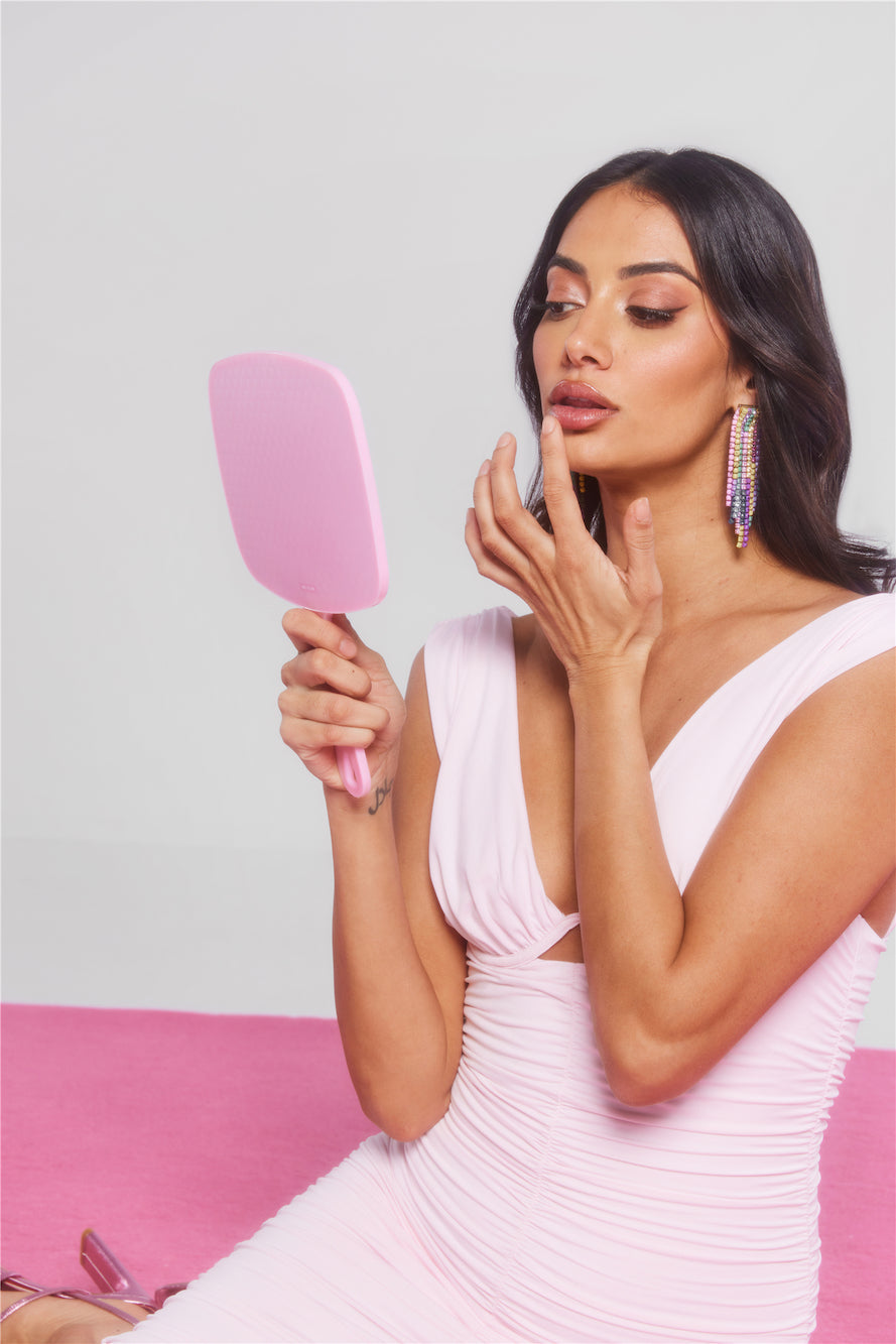 Bring On The Night Midi Dress Pink