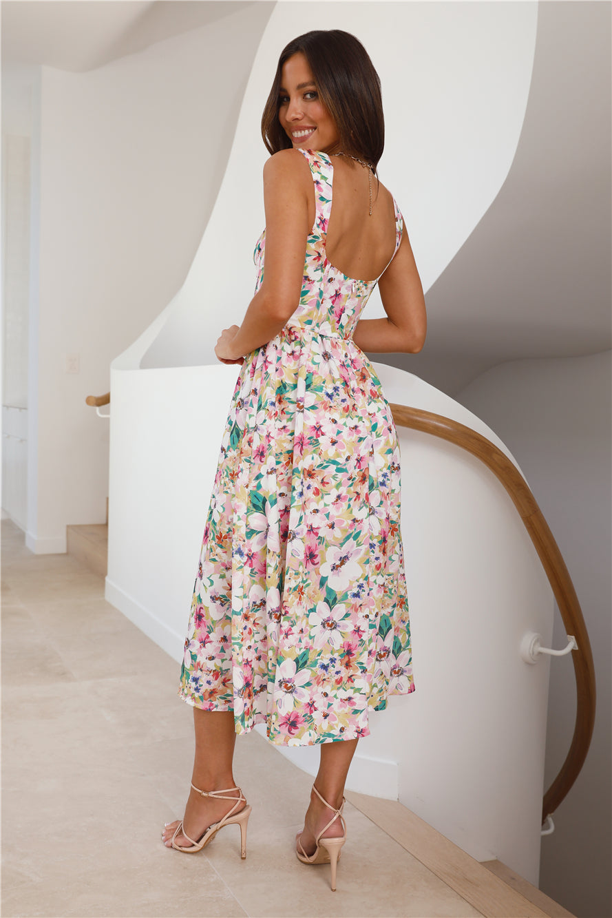 Dreams Of Magic Midi Dress Multi