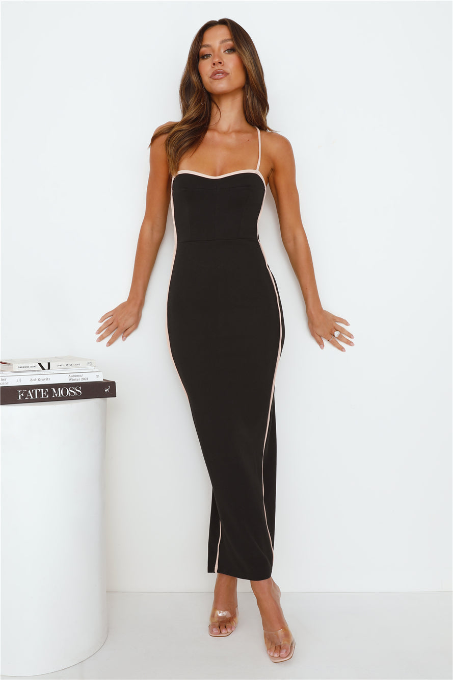 Fanciest Girl Maxi Dress Black