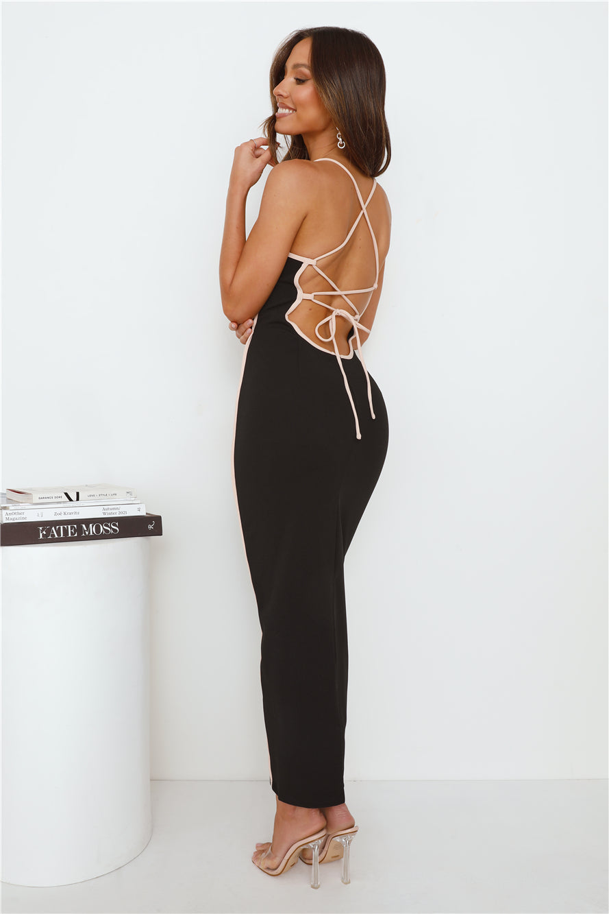 Fanciest Girl Maxi Dress Black