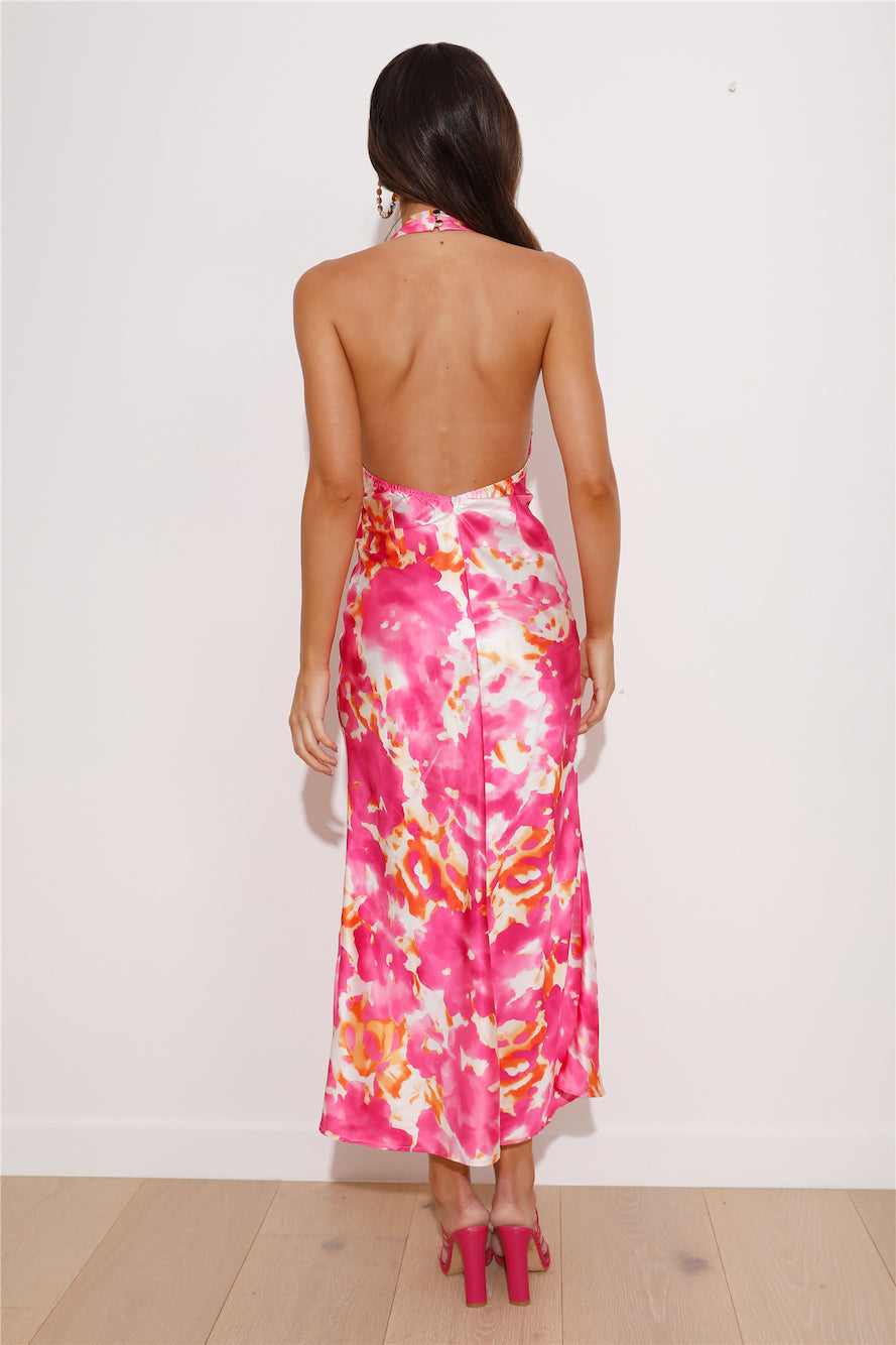 Destiny Shift Maxi Dress Pink
