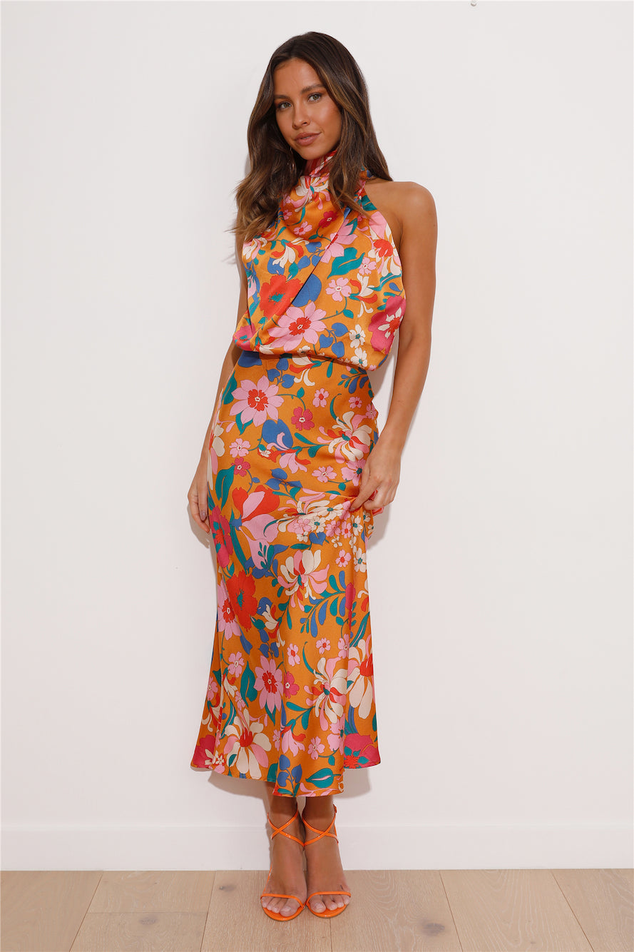 Magical Vibes Maxi Dress Orange