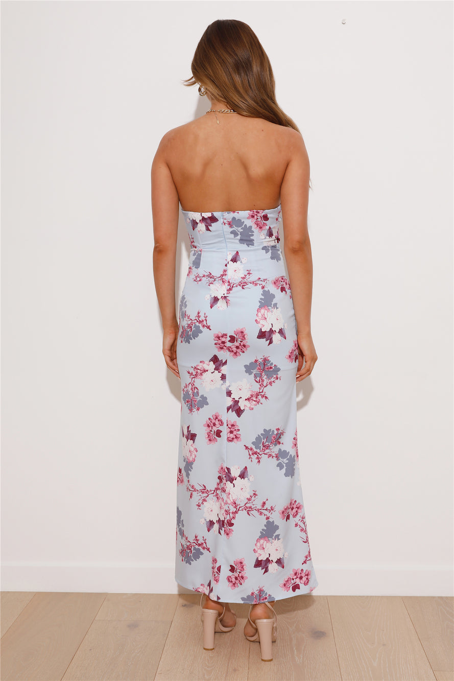 Party Professional Maxi Dress Blue