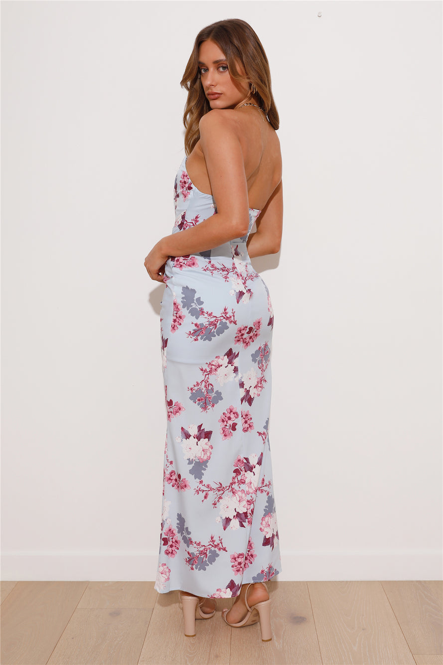 Party Professional Maxi Dress Blue