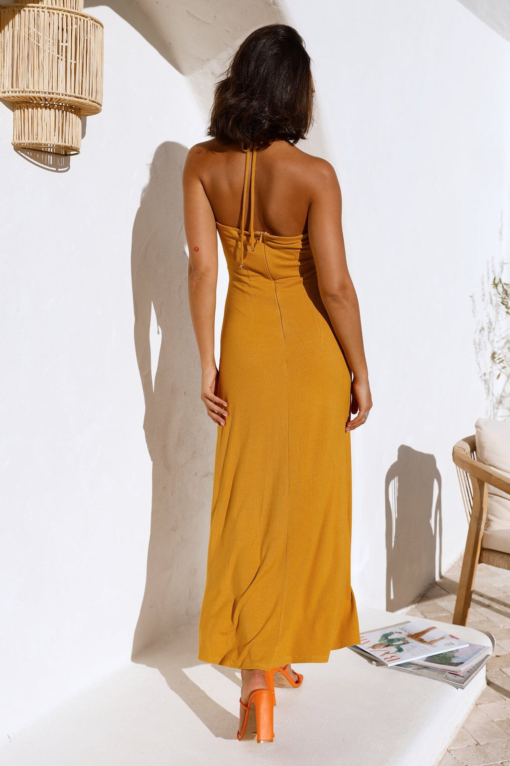 Sweet Revelation Maxi Dress Yellow