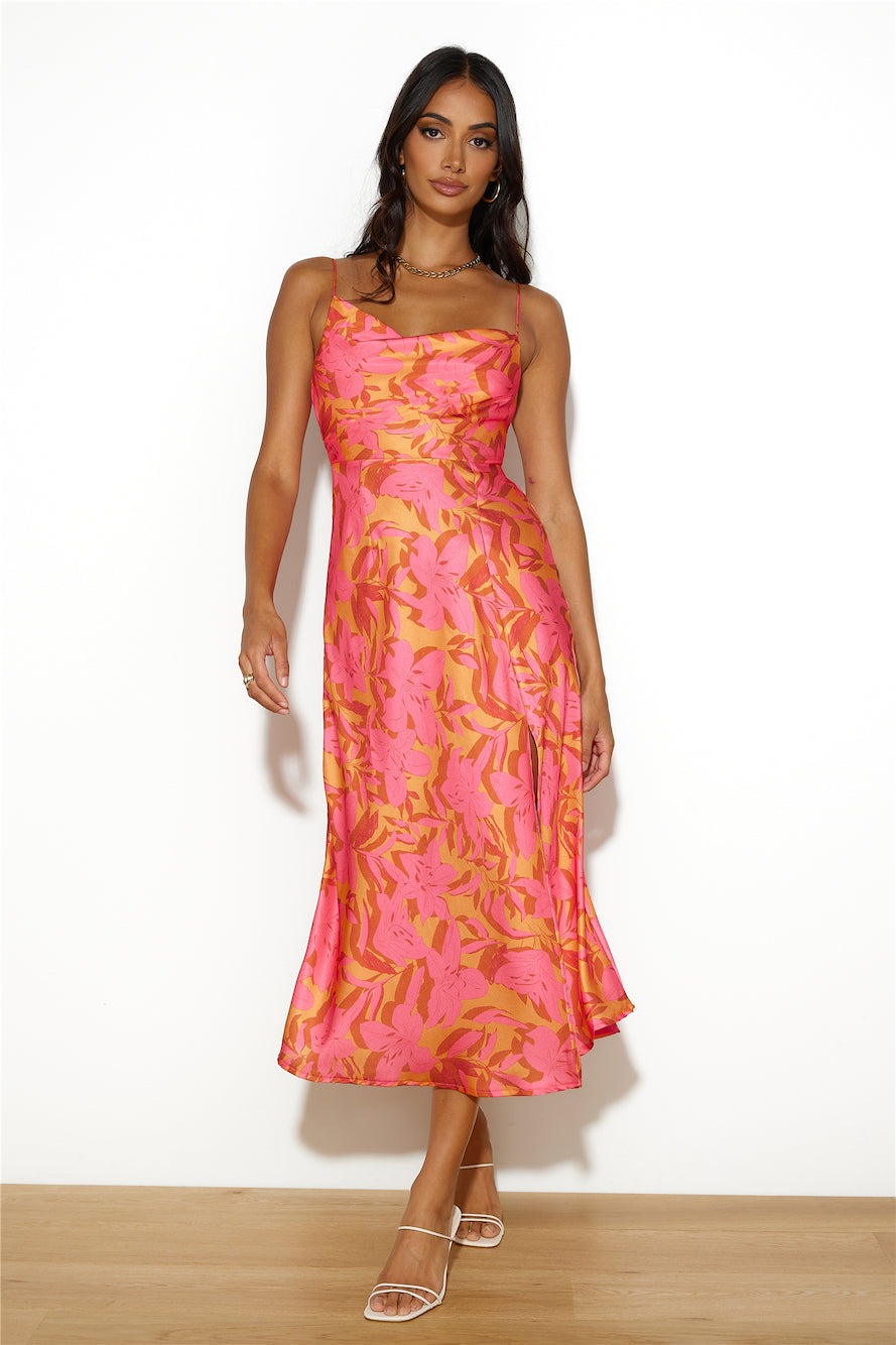 Find Us Here Maxi Dress Pink