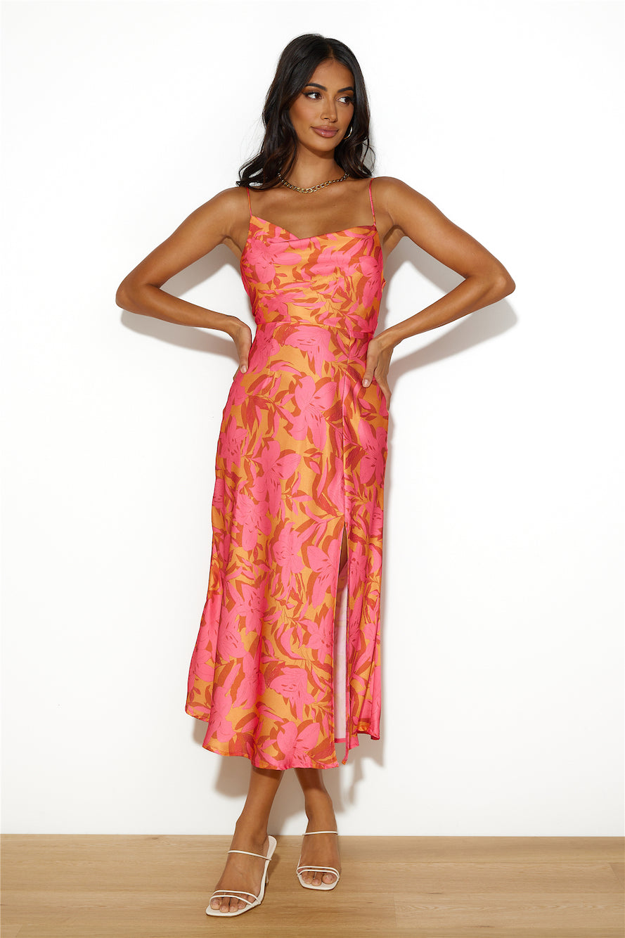 Find Us Here Maxi Dress Pink