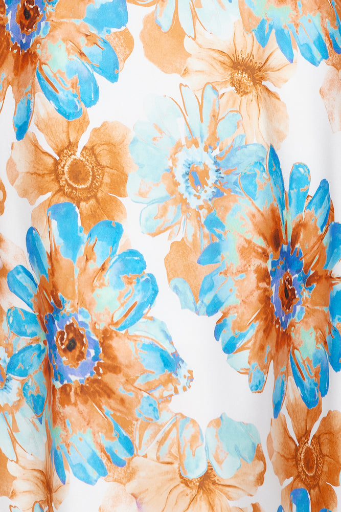 Floating Dreams Satin Maxi Dress White