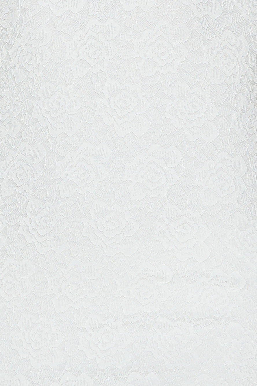 Fates Dream Lace Maxi Dress White