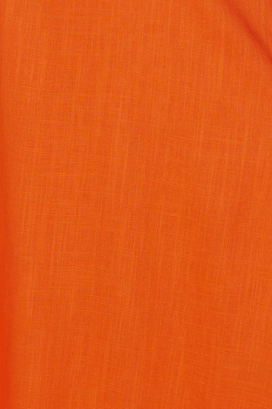 Dreamy Brunch Midi Dress Tangerine