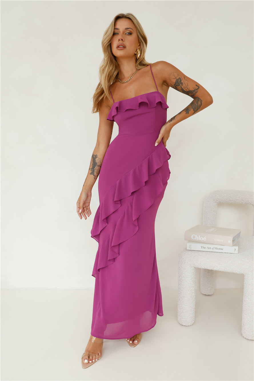 First Event Maxi Dress Purple