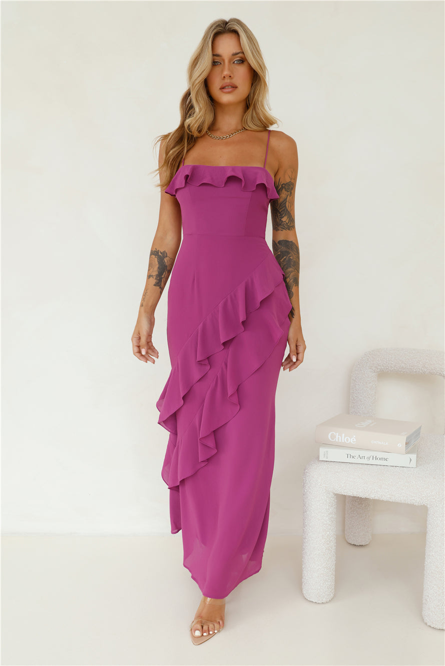 First Event Maxi Dress Purple