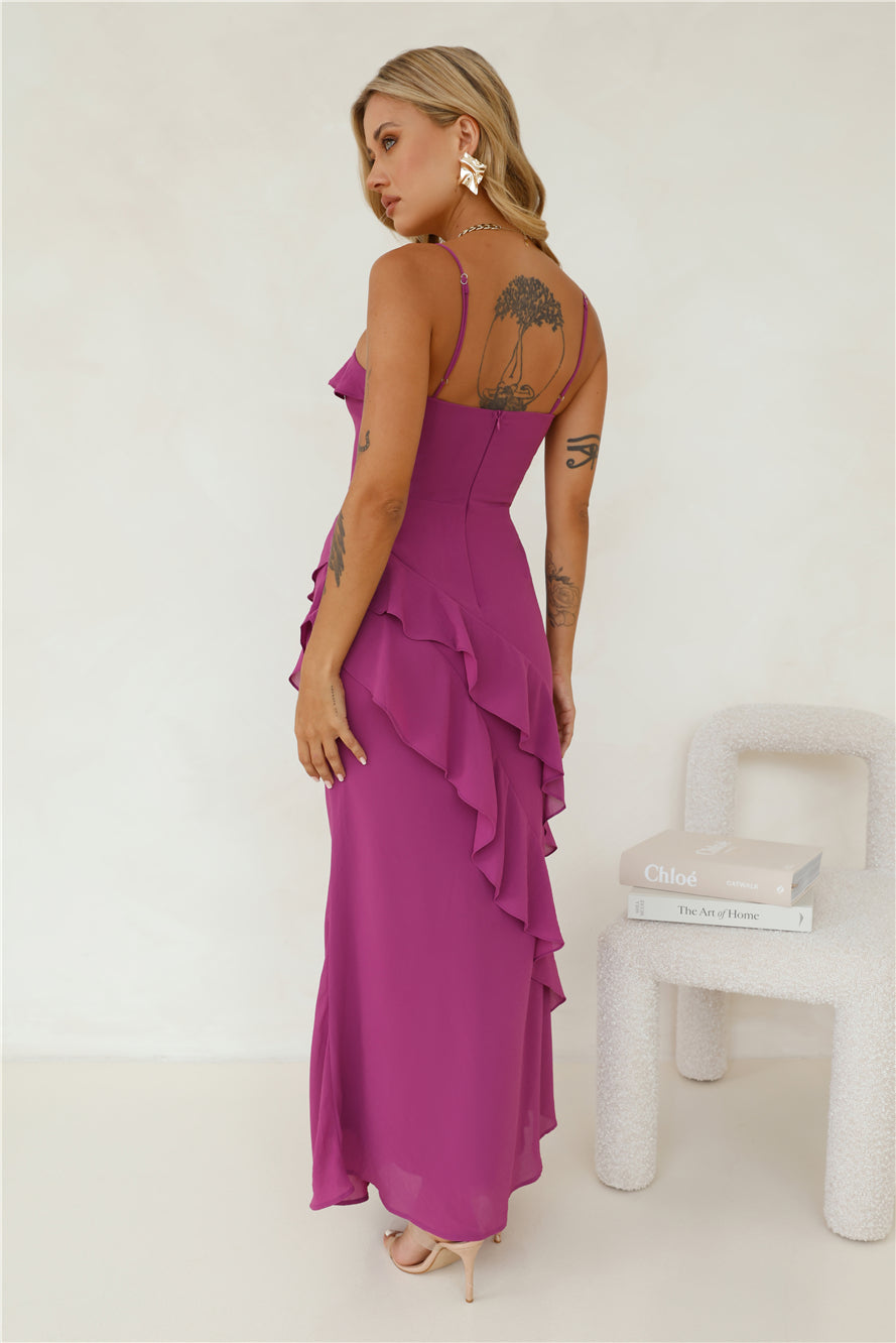 First Event Maxi Dress Purple