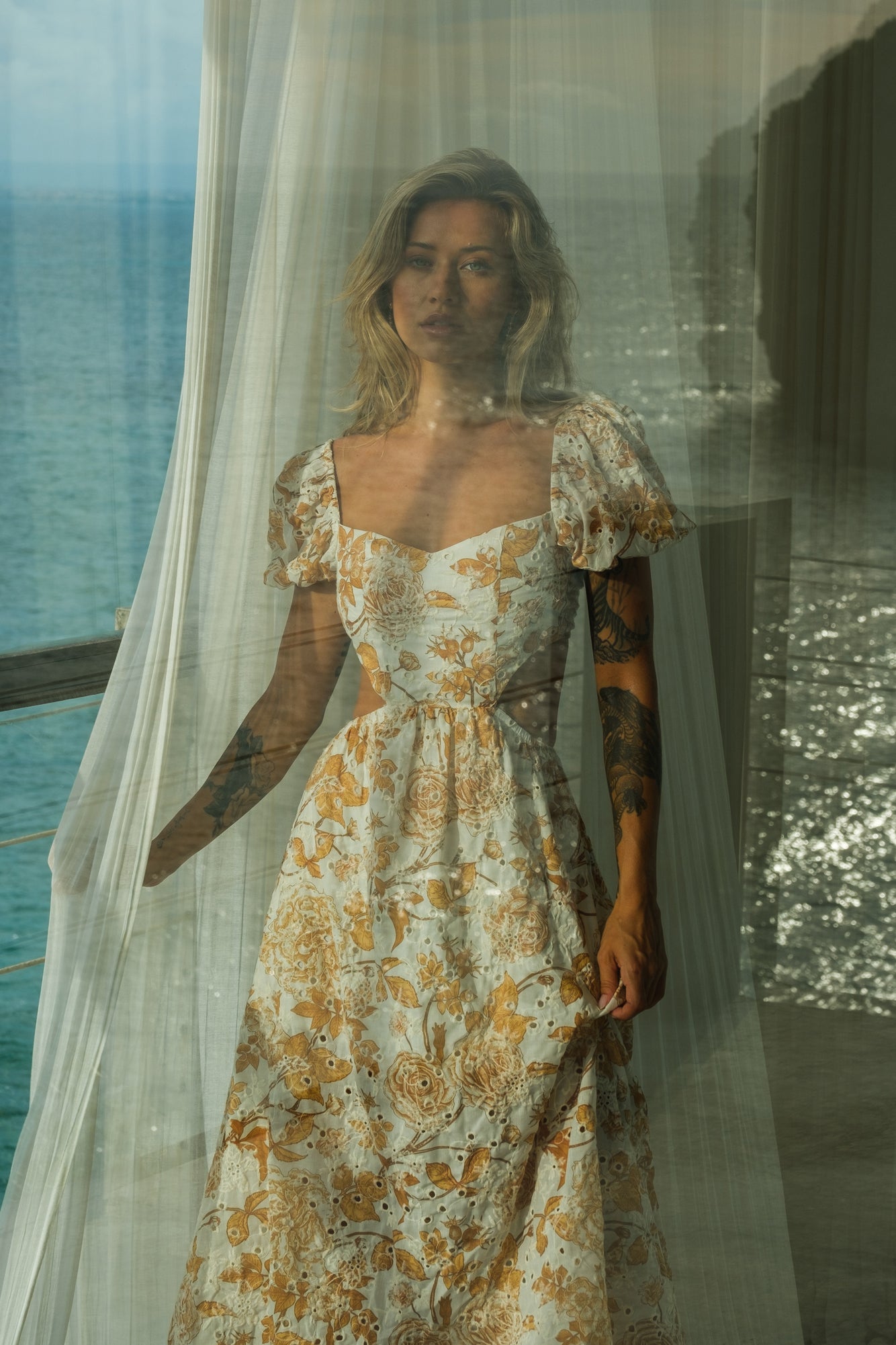 Locked Hearts Maxi Dress Floral